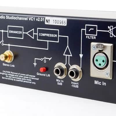 JoeMeek VC1 "Gold Letter" V2.01 Preamp Studio Channel + Top Zustand + Garantie image 9