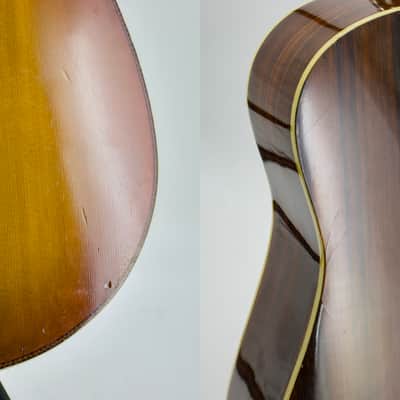 Used AS/IS Epiphone PR-715-12 Antique Sunburst 12-String Acoustic Guitar - Fair Condition image 10