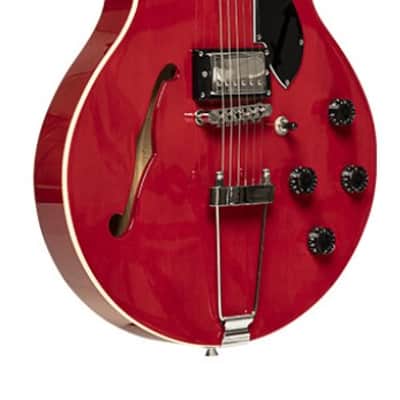 Stagg Silveray series 533 model Transparent Cherry image 3