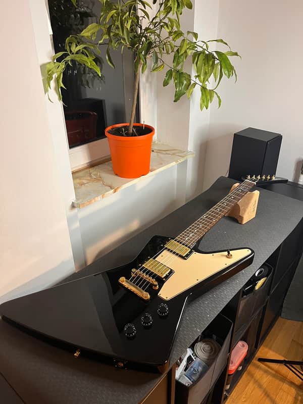 Epiphone Explorer Inspired by Gibson Ebony (c. 2008) – Korea image 1