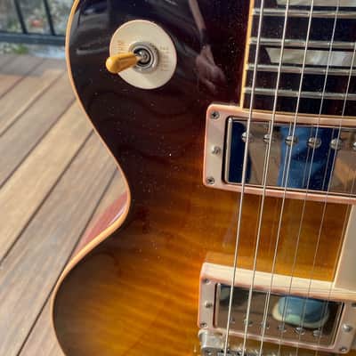 Gibson 50th Anniversary 1959 Reissue Les Paul Solid Body Electric Guitar 2009 - Sunburst image 3