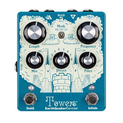 EarthQuaker Devices Towers Stereo Reverberant Filter Pedal image 1