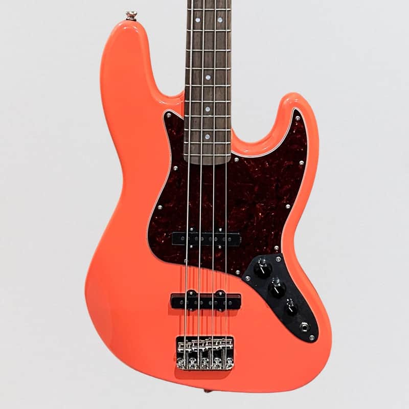 Fender Squier Classic Vibe '60s Jazz 4 String Electric Bass Guitar - Tahitian Coral image 1