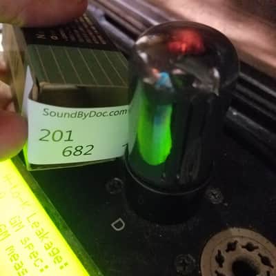 NU National Union 6V6GT/G tNOS AT1000 TESTED Vacuum Tube greyglass Rare WWII era Beam Power 6V6 1942-1946 image 3