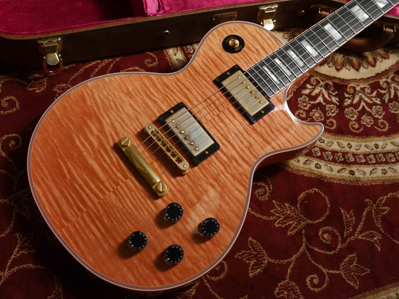 Gibson Custom Shop Les Paul Custom  2016 - Figured Pink Widow image 1