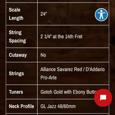 Wee Lowden 35JX Nylon Jazz Model 2020-2023 image 10
