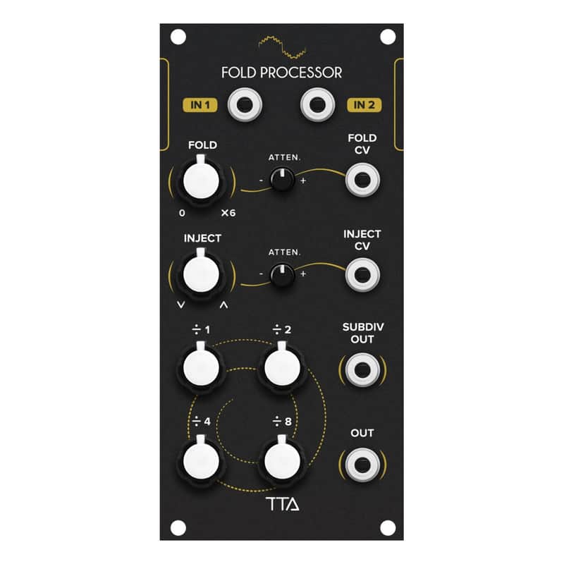 Immagine TipTop Audio Fold Eurorack Wavefolder Module (Black) - 1
