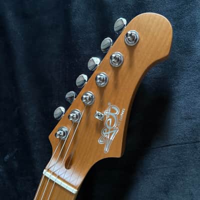 Jet Guitars JS-300 JS300 SFG, solid basswood body, 22 frets roasted maple neck, ceramic pickups, traditional tremolo Free Setup image 5