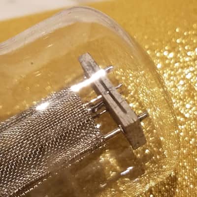 Western Electric ONE (1) 272A preamp triode tNOS AT1000 TESTED Vacuum Tubes mesh plate IOB Audio 1957 image 4