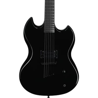 Guild Polara Night Edition Electric Guitar, Black Tungsten Gloss image 7