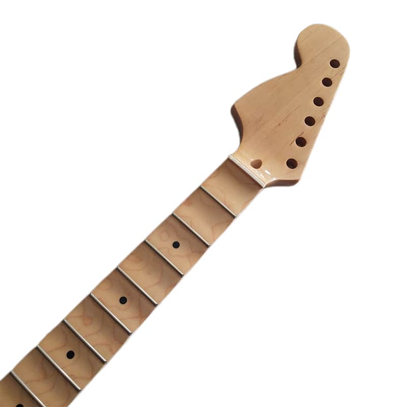 Full Scalloped Maple Guitar Neck,21-Fret Left hand image 1
