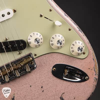 Fender Custom Shop Limited Edition Hotshot Stratocaster Heavy Relic - Aged Shell Pink Sparkle over Aged Purple Sparkle/Fender Custom Shop Event Instrument image 14