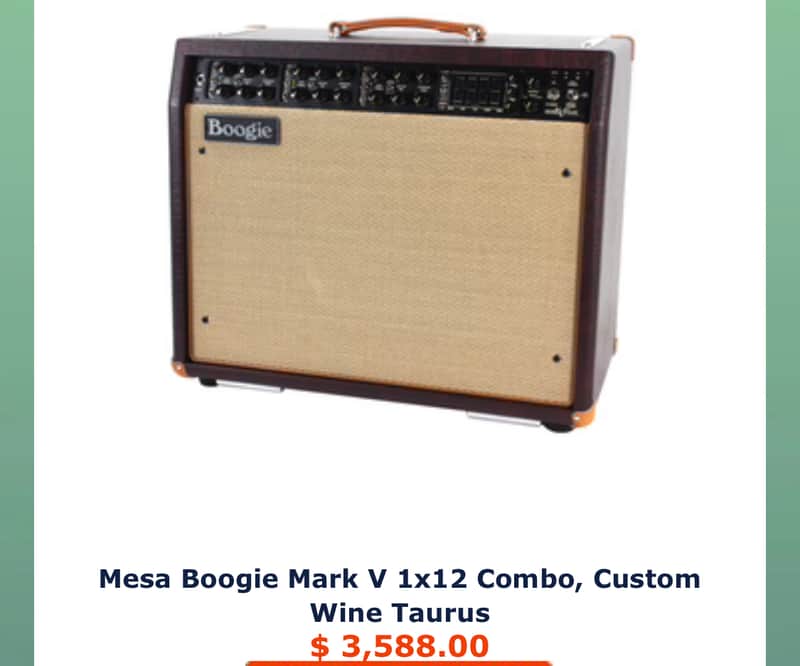Mesa Boogie Mark V 3-Channel 90-Watt 1x12" Guitar Combo 2009 - Present - Various image 1