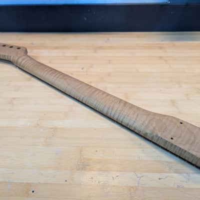 Roasted AAA Flame Maple Telecaster Tele Neck image 7
