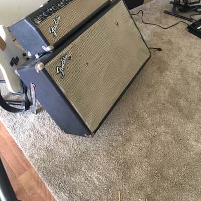 Fender Bandmaster Piggyback blackface guitar amp 1967 image 3