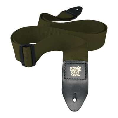 Ernie Ball 4048 Polypro 2" Guitar Strap Olive Green