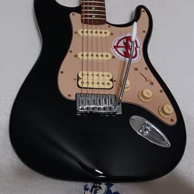 Fender Starcaster By Fender 2009 - Black/Cream image 2