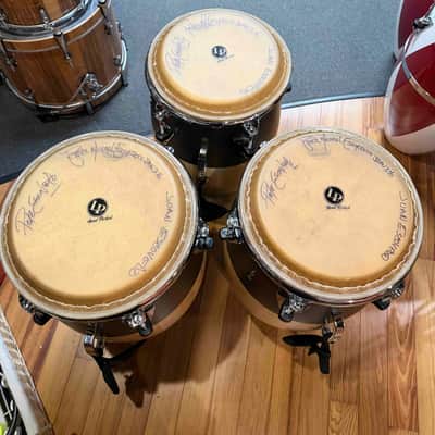 *WOW!* LP Latin Percussion E-Class Quinto/Conga/Tumba Trio Set w/ Signed Heads from Escovedo Family! image 6
