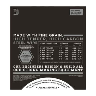 D'Addario E-Guitar Strings ECG23 10-48 Chromes Flatwound - Electric Guitar Strings image 3