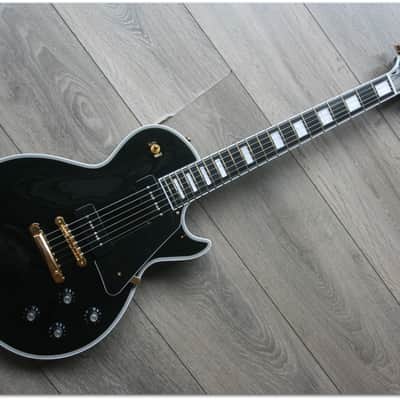 We listen offers EDWARDS  "ELP-130 CD Black P90" Japan by ESP (Broken and repaired neck!!!) image 1