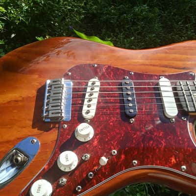Custom Warmoth Strat Swamp Ash Birdseye Maple Indian Rosewood image 7