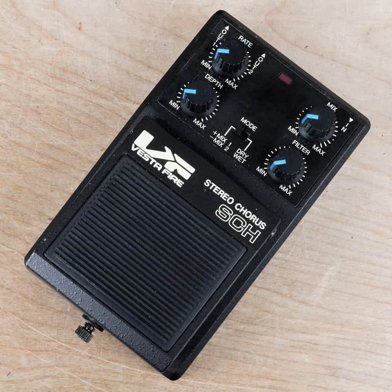 VestaFire SCH Stereo Chorus Black 1980s Vintage Made in Japan MIJ image 1