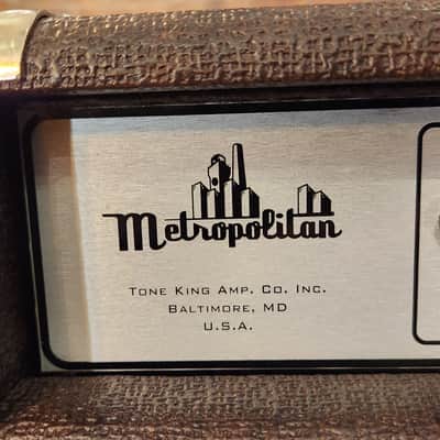 Tone King 2013 Metropolitan 40-Watt 1x12" Guitar Combo w/ Footswitch & Padded Cover image 14