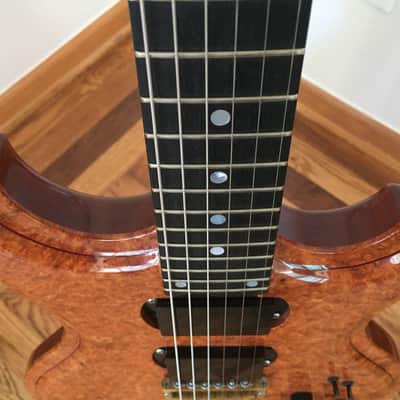 Alembic CUSTOM Skylark 6 string Electric Guitar Pele 2006 Burl Amboyna WILL TRADE FOR ALEMBIC BASS image 6