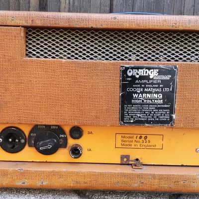 1969 Orange Matamp model 100  99% original ultra rare gem dont miss it image 7