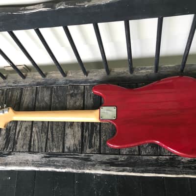 Fender Musicmaster 1978-1980 - Translucent Red image 6