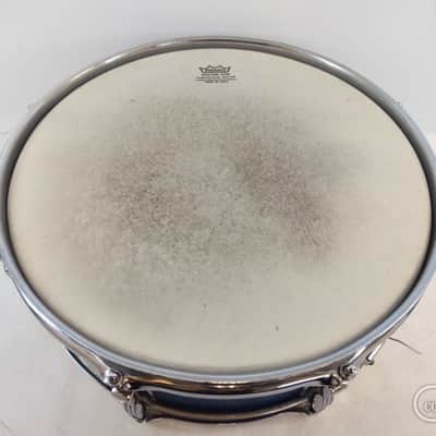 Ludwig 1960's Trans-Badge "Jazz Festival"14"×5" " Blue Sparkle" 1960's image 5