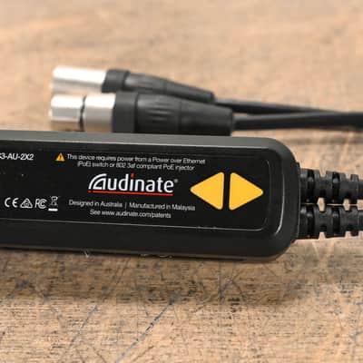 Audinate ADP-AES3-AU-2X2 Dante AVIO 2x2 AES3/EBU Adapter CG008WC image 9