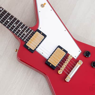 2022 Gibson Custom Shop Historic ‘58 Korina Explorer Cardinal Red 1 of 15 w/ Case, COA, Tags image 7