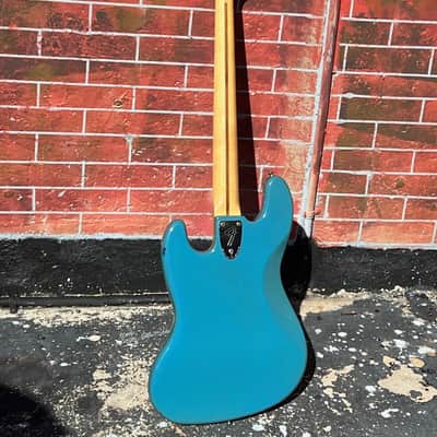 Fender Jazz Bass 1980 - 1-off original Maui Blue International Color ultra clean & cool. image 4