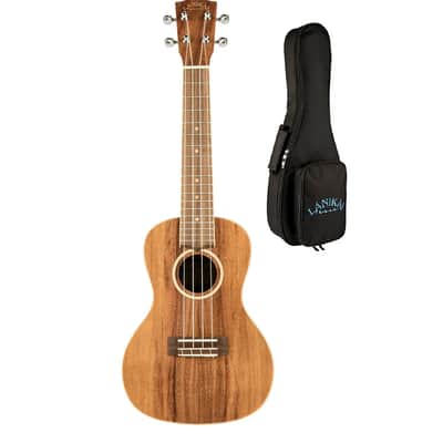 Lanikai Acacia Solid Top Uke Concert Ukulele Natural Finish | Free Gig Bag | NEW Authorized Dealer image 1