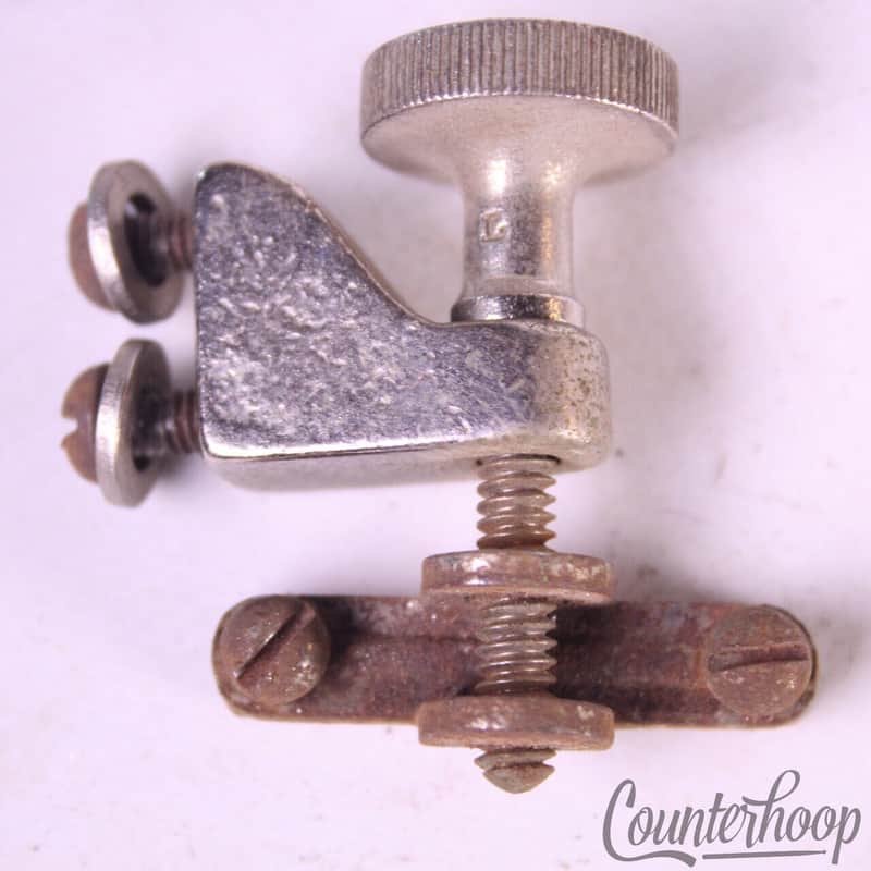 Ludwig Snare Drum Strainer Nickel 7/16"Marching Parade Vintage 20s USA Tensioner image 1