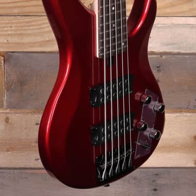 Yamaha TRBX305 5-String Bass Candy  Apple Red image 2