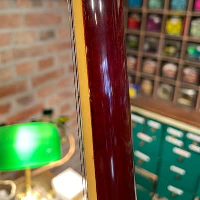 Gibson 1975 ES-335 TD Winered Split-Switch Flower Tuners Tarback PU´s Electric Guitar Case used image 13