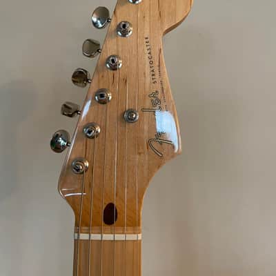 Fender Ed O'Brien Signature EOB Strat. 2017 Original Paint Olympic White w/ Hardshell Case image 6