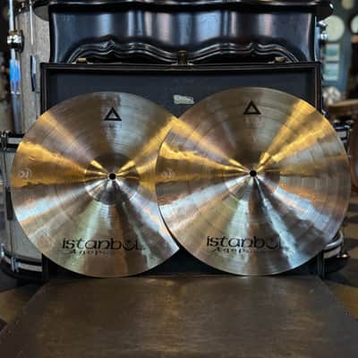 NEW Istanbul Agop 15" Xist Hi-Hats - Brilliant - 1060/1240g image 1