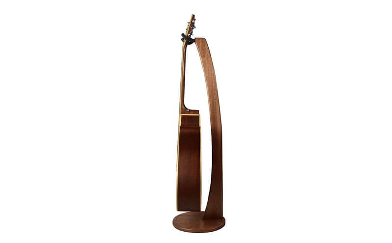 2019 Ruach GS-1 Wooden Electric/Acoustic Guitar Stand - Mahoga...