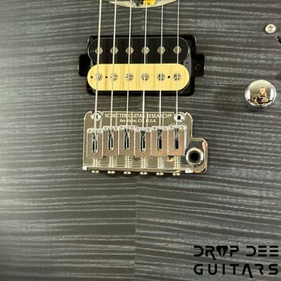 Schecter USA Custom Shop Sunset Custom-II HSS Electric Guitar w/ Case - Trans Black image 7