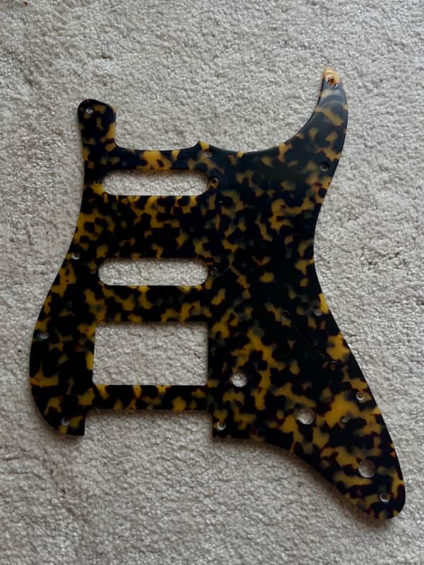 SevenEight Workshop HSS Strat black and amber pickguard 2023 - Black and Amber image 1