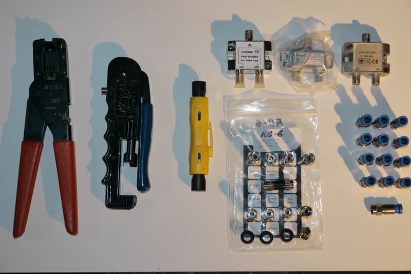 Belden Coaxial RG6 Tools and Connectors Video Digital Audio image 1
