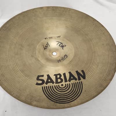 Vintage Sabian Block Hollow Logo 16" Crash Cymbal image 5