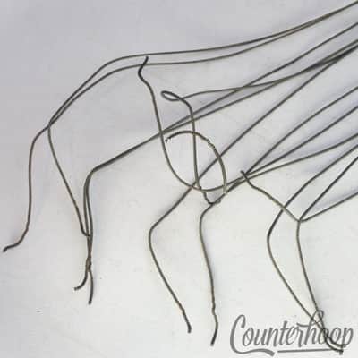 Leedy 14"12-Strands Snare Drum Coiled Metal over Cloth Wires Vintage10s Marching image 2