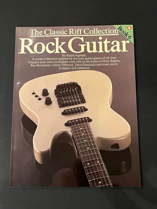 Amsco The Classic Riff Collection Rock Guitar by Ralph Agresta Tab Book