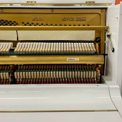 Yamaha PIANOFORTE VERTICALE U1 BIANCO + SILENT image 3
