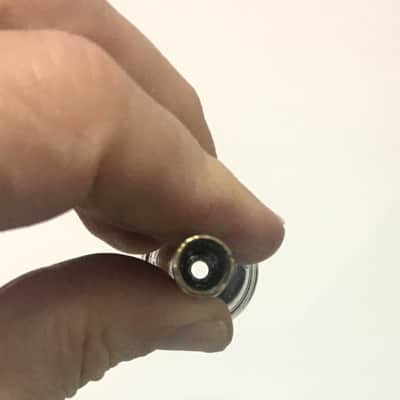 MAKE OFFER RARE SERIES 1 HANDMADE RUDY MUCK CUSHION RIM 16-S 1930'S CORNET MOUTHPIECE ORIG FIN. 95% image 5