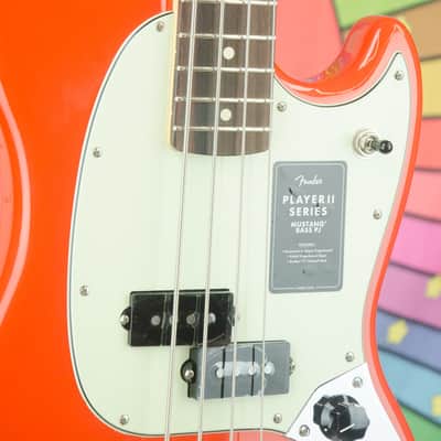 Fender Player II Mustang® Bass PJ, Rosewood Fingerboard, Rallye Orange image 4